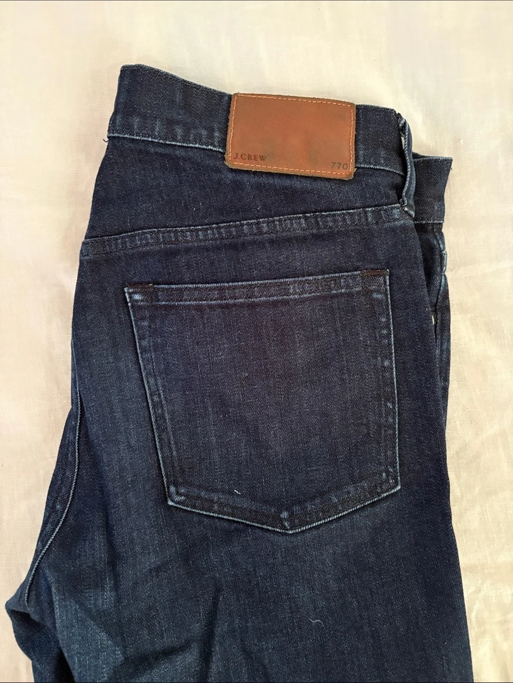 J. Crew Dark Indigo Relaxed Jeans